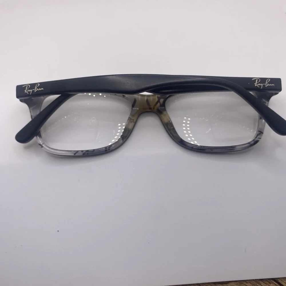 Ray-Ban Eyeglasses FRAMES ONLY RB 5228 Full Rim 50-17 Black Gray 497